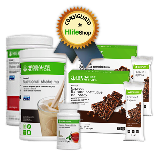 Herbalife  Kit per Perdere Peso fino a 90g Proteine - Con Pasto Sostitutivo